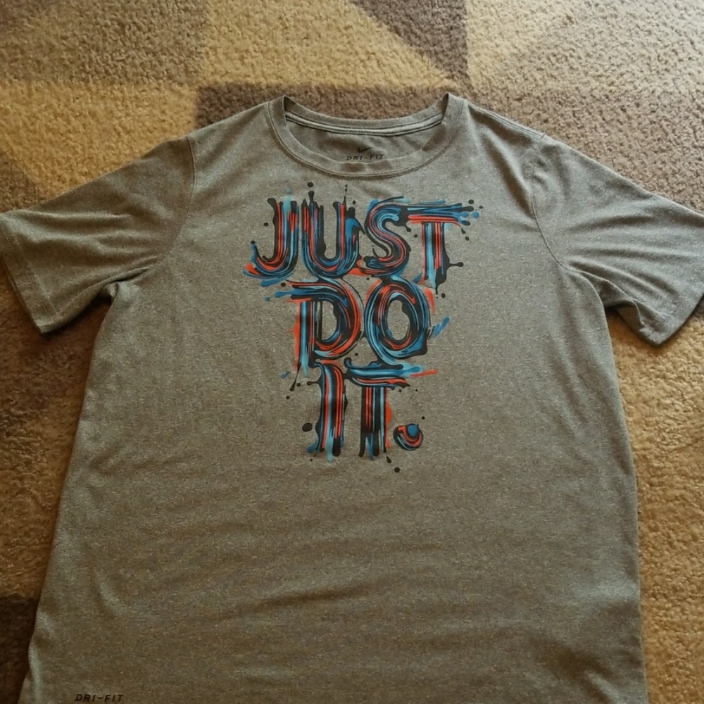 Nike JUST DO IT boys active shirt